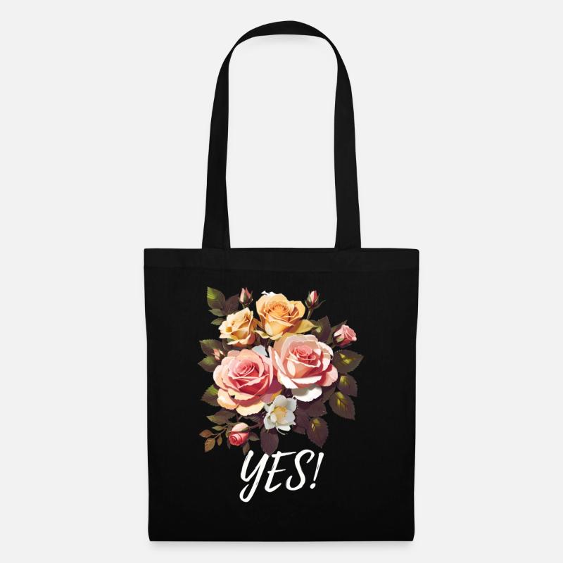 SAG JA! - HOCHZEITS KUNST - MAGISCH - Stoffbeutel - Schwarz
