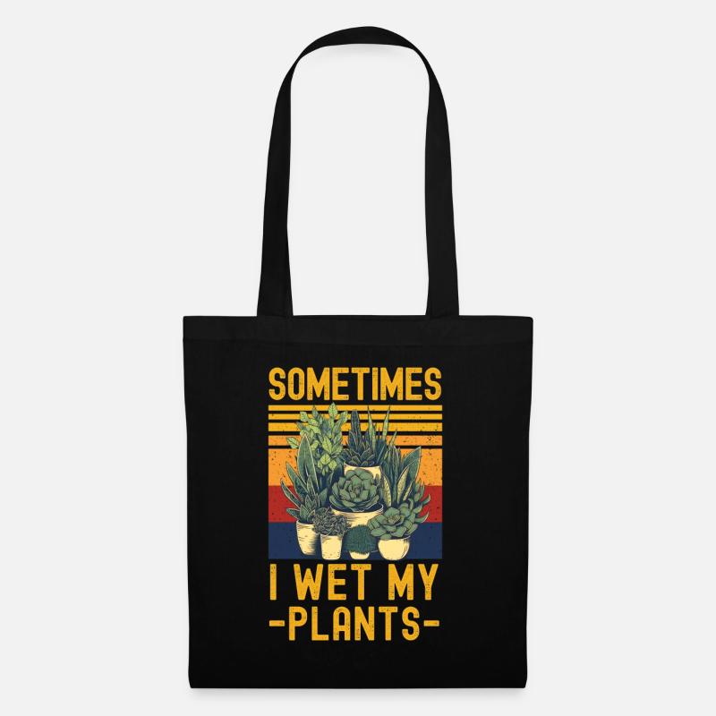 Succulents Funny Saying - Tote Bag - black