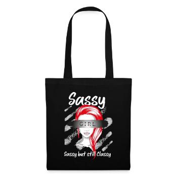 Sassy but still classy - Tote Bag - black - Front