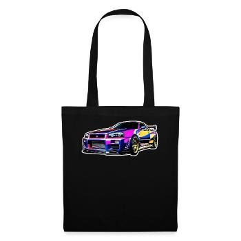 Jdm / Tuning / Turbocharger / Rims / Chiptuning - Tote Bag - black - Front