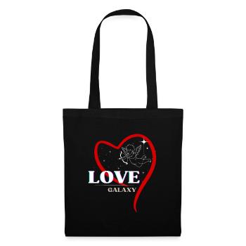 Kosmischer Amor Liebe - Stoffbeutel - Schwarz - Vorne