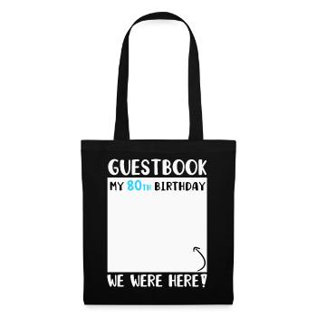 80th Birthday - Tote Bag - black - Front
