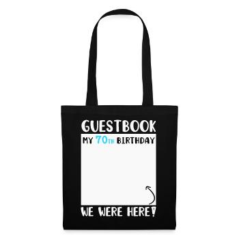 70th Birthday - Tote Bag - black - Front