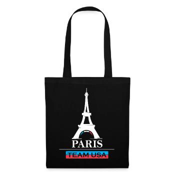 Équipe de Paris Jeux Sportifs des États-Unis Athlète Sportif Logo - Sac en tissu - noir - Devant