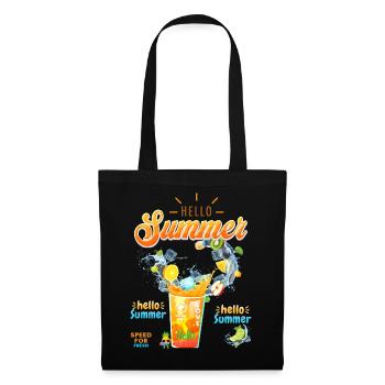 Hello Summer - Tote Bag - black - Front