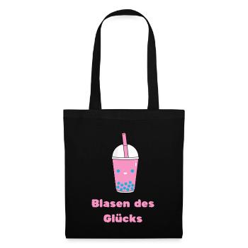 Blasen des Glücks - Stoffbeutel - Schwarz - Vorne