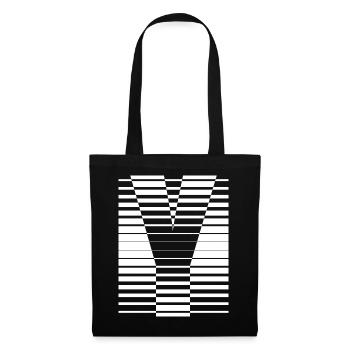 INITIAL Y - Tote Bag - black - Front