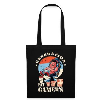 Fat Gamer Kids - Tote Bag - black - Front