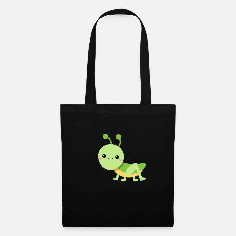 Lively grasshopper - Tote Bag - black