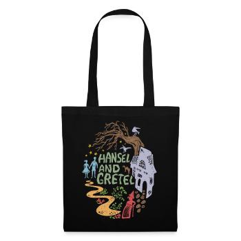 Hansel and Gretel Witch House Vintage - Tote Bag - black - Front