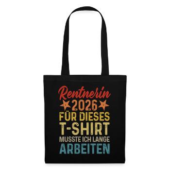 Pensioner 2026 - Tote Bag - black - Front