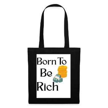 Birth to Wealth Designer Tea - Tote Bag - black - Front