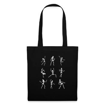 Dynamic dance silhouettes - Tote Bag - black - Front