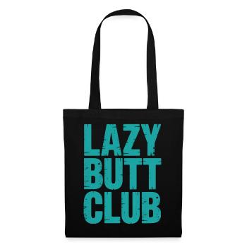 Entraînement de fitness à la salle de sport de Lazybuttclub - Sac en tissu - noir - Devant