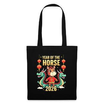 Chinese New Year Of The Horse 2026 - Tote Bag - black - Front