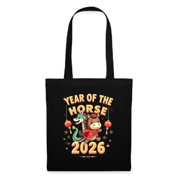 Chinese New Year Of The Horse 2026 - Tote Bag - black - Front