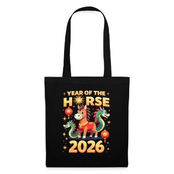 Chinese New Year Of The Horse 2026 - Tote Bag - black - Front
