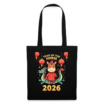 Chinese New Year Of The Horse 2026 - Tote Bag - black - Front