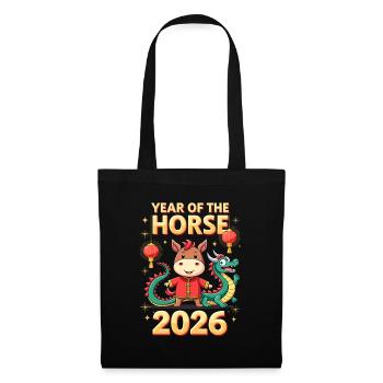 Chinese New Year Of The Horse 2026 - Tote Bag - black - Front