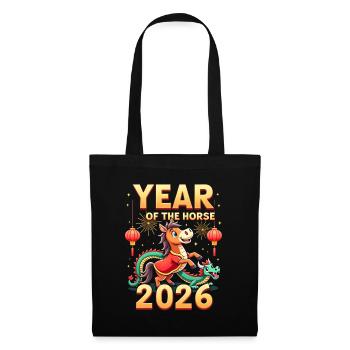 Chinese New Year Of The Horse 2026 - Tote Bag - black - Front