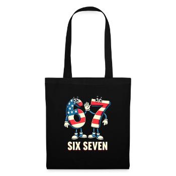 US Flag 67 Memes Six Seven - Tote Bag - black - Front