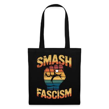 Smash Fascism - Antifascist Tee - Tote Bag - black - Front