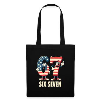 US Flag 67 Memes Six Seven - Tote Bag - black - Front