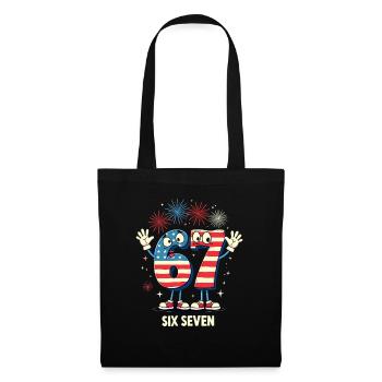 US Flag 67 Memes Six Seven - Tote Bag - black - Front
