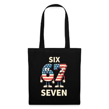 US Flag 67 Memes Six Seven - Tote Bag - black - Front