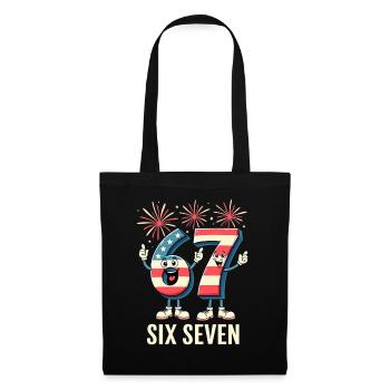 US Flag 67 Memes Six Seven - Tote Bag - black - Front
