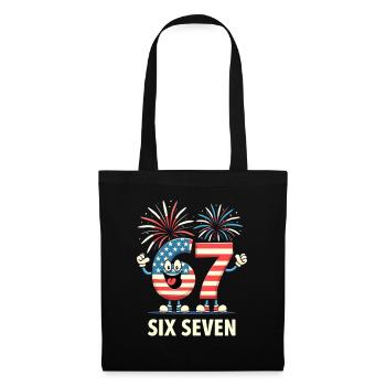 US Flag 67 Memes Six Seven - Tote Bag - black - Front