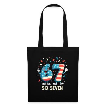 US Flag 67 Memes Six Seven - Tote Bag - black - Front
