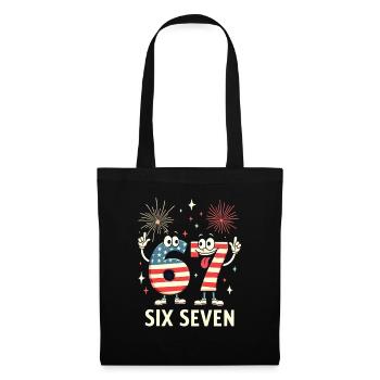 US Flag 67 Memes Six Seven - Tote Bag - black - Front