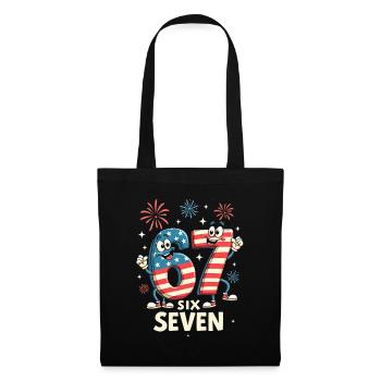 US Flag 67 Memes Six Seven - Tote Bag - black - Front