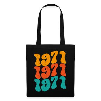 Millésime 1971 - Sac en tissu - noir - Devant
