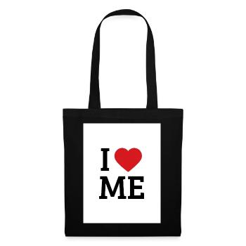 I Love Me Heart – Self-Love - Tote Bag - black - Front
