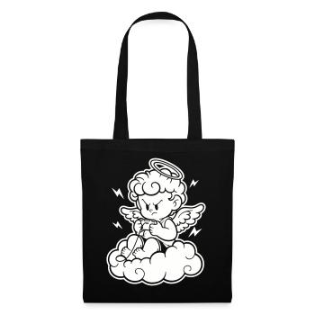 Chérubin de jeu en colère – Angry Angel Gambles - Sac en tissu - noir - Devant
