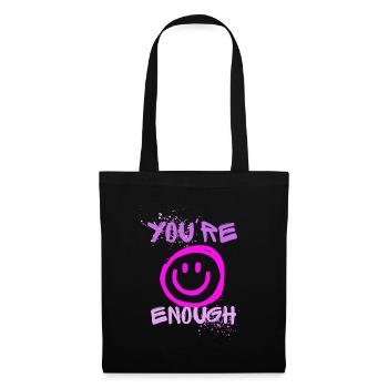 You Are Enough - Tote Bag - black - Front