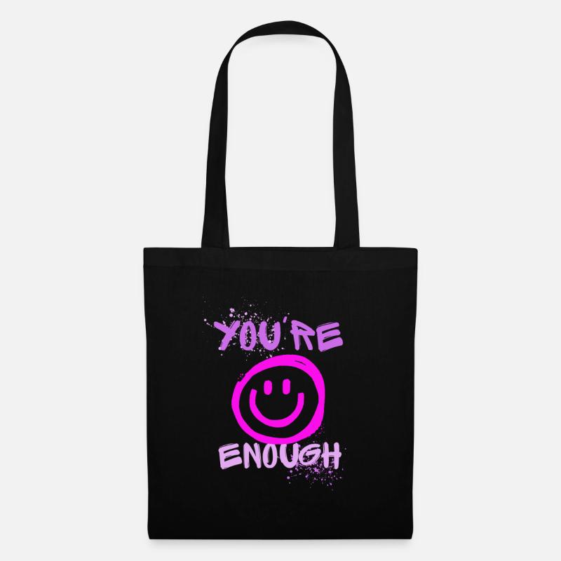 YOU ARE ENOUGH - Stoffbeutel - Schwarz