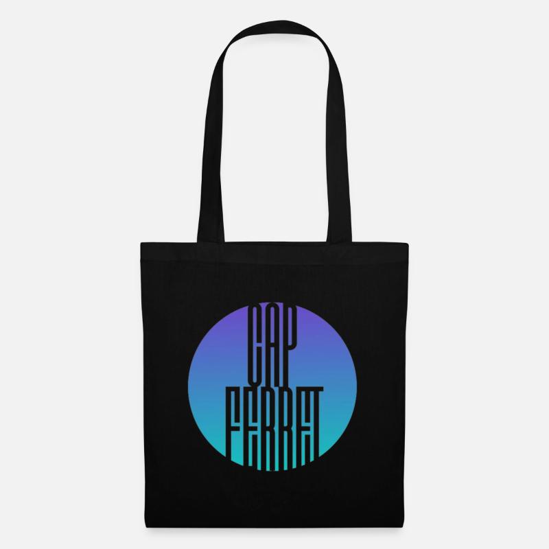 "Le Cap ou pas Cap" - Sac en tissu - noir