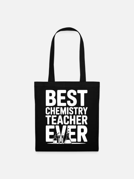 Bester Chemielehrer aller Zeiten - Stoffbeutel - Schwarz