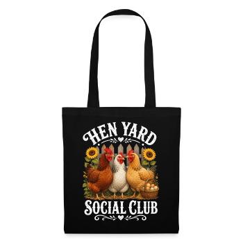 HEN YARD SOCIAL CLUB - Tote Bag - black - Front
