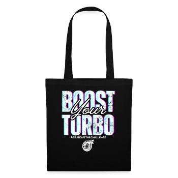 Turbo Booster Noir - Sac en tissu - noir - Devant