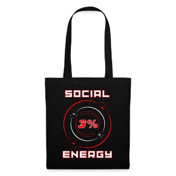 Faible Énergie Sociale - Sac en tissu - noir - Devant