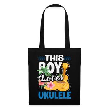 Funny Ukulele Designs and Sayings - Tote Bag - black - Front