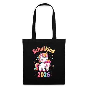 Scolaire 2026 Inscription scolaire 2026 Retour à l’école - Sac en tissu - noir - Devant