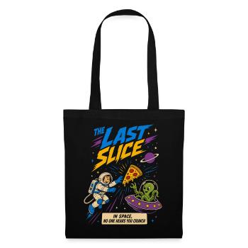 The last slice of pizza in space - Tote Bag - black - Front