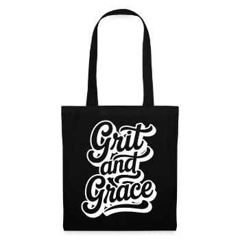 Grit_and_Grace - Stoffbeutel - Schwarz - Vorne