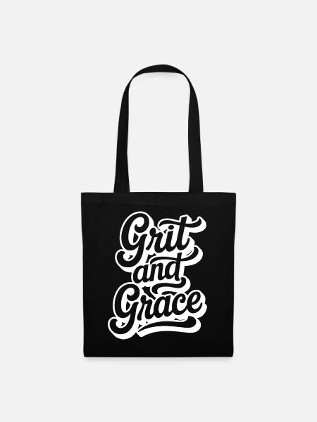 Grit_and_Grace - Stoffbeutel - Schwarz