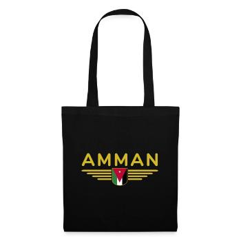 Jordan Amman Fan Outfit T-Shirt Design Gift - Sac en tissu - noir - Devant